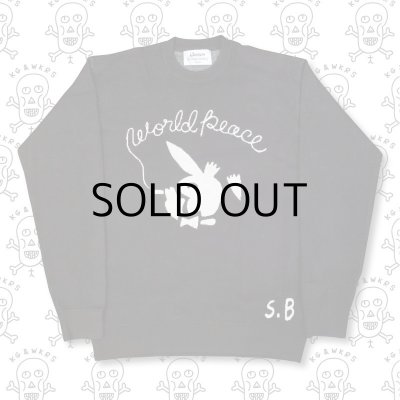 画像2: KG&WKRS KNIT SWEATER "WORLD PEACE" Designed by SCUMBOY