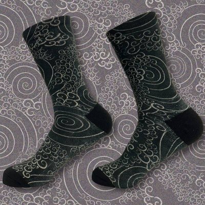 画像1: "SPIRAL CLOUD" SOCKS