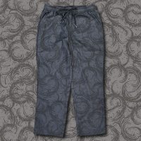 HIRO "BLACK FLAME CAMO" PATTERN PANTS