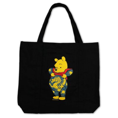 画像1: TATPOOH TOTE BAG(Black)