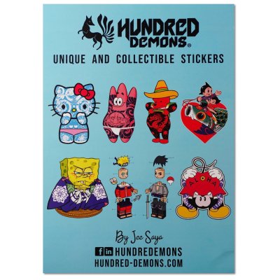 画像2: HUNDRED DEMONS STICKER SET