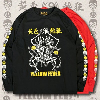 画像1: YELLOW FEVER x JACOBO AMADOR L/S T-SHIRT (GID)