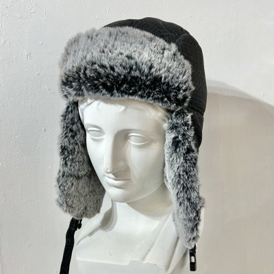 画像2: SANROKU BOMBER HAT "GEOMETRIC"