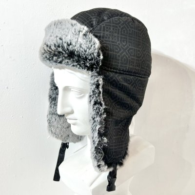 画像1: SANROKU BOMBER HAT "GEOMETRIC"