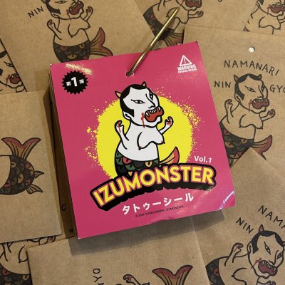 画像3: IZUMONSTER × CODE CORNER TATTOO STICKER SET