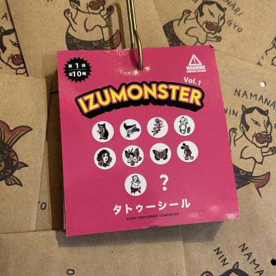 画像4: IZUMONSTER × CODE CORNER TATTOO STICKER SET