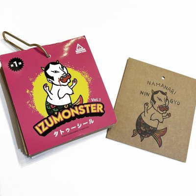 画像1: IZUMONSTER × CODE CORNER TATTOO STICKER SET