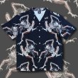 画像1: GxBxT&GANJI "X RAY SKULL" hawaiian shirt (1)