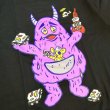 画像2: NOE246 x 力王駄菓子屋 T-SHIRT "Grimace Kaiju" (Black) (2)